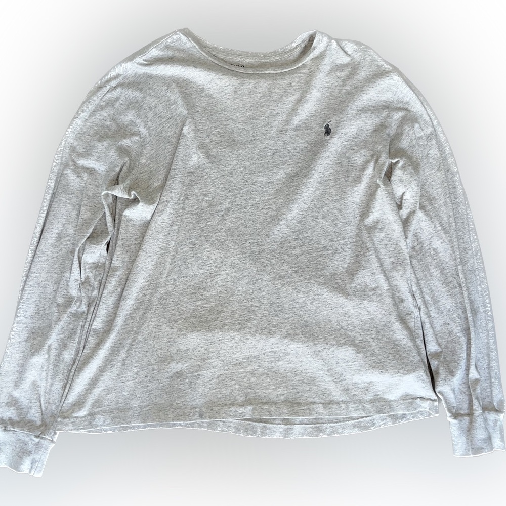 Grey Polo Ralph Lauren long sleeve.
